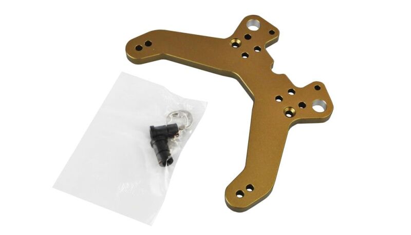 AMEWI Dämpferbrücke hinten Aluminium gun metal / 004-54007E