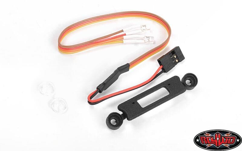 RC4WD Micro Series Headlight Insert w/ LED Lighting System for Axial SCX24 1/24 Jeep Wrangler RTR / RC4VVVC1050