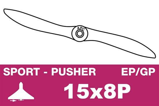 APC Sport Propeller Pusher / CCW EP/GP 15X8P / AP-15080P