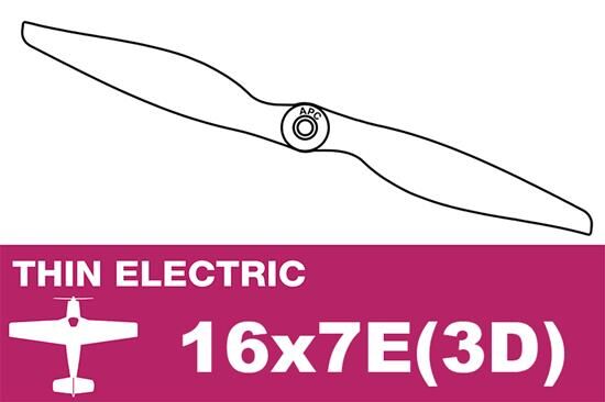APC Electro Propeller Thin 16X7E(3D) / AP-16070E-3D