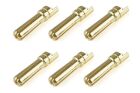 Team Corally Bullit Steckverbinder 4.0mm Stecker mit Schlitz Vergoldet Ultra niedrigen Widerstand Gerade Kabel 6 St / C-50152