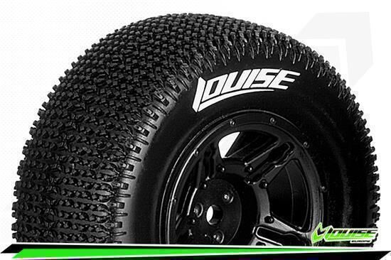Louise SC-MAGLEV 1-10 Short Course Fertig Verklebt Super Soft Felgen Schwarz Asso SC10 4X4 L-T3145VBAA / LR-T3145VBAA