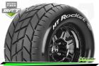 Louise MFT MT-ROCKET 1-8 Monster Truck Fertig Verklebt Sport Bead Style 3.8 Felgen Schwarz-Chrom 0-Offset Hex 17mm / T3320BC