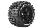 Louise RC MFT MT-Pioneer 1:8 Monster Truck Fertig verklebt Sport Bead Style 3,8 Felgen Schwarz 0-Offset Hex 17 mm L-T3321B / LR-T3321B