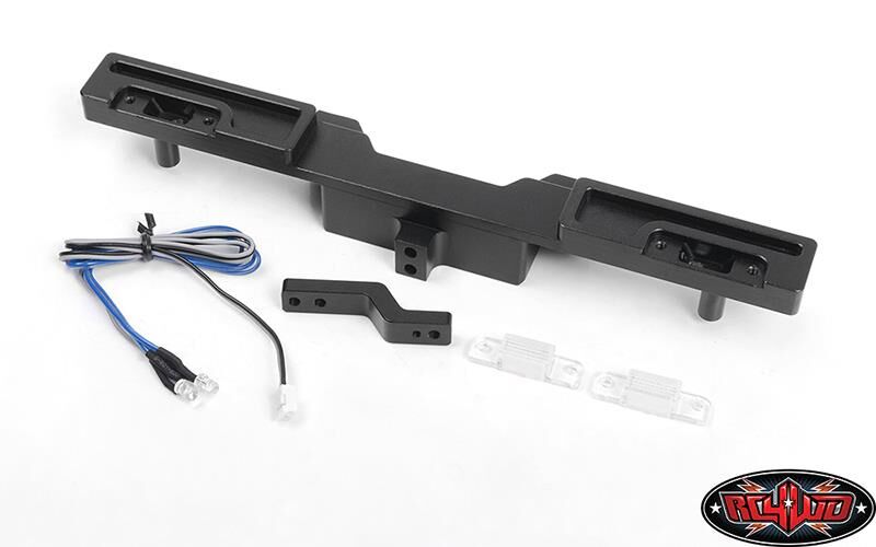 RC4WD Oxer Steel Rear Bumper w/ Towing Hook, Brake Lenses + LED Li / RC4VVVC1058