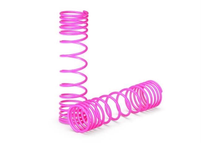 Traxxas Federn hinten pink progr. / TRX5858P