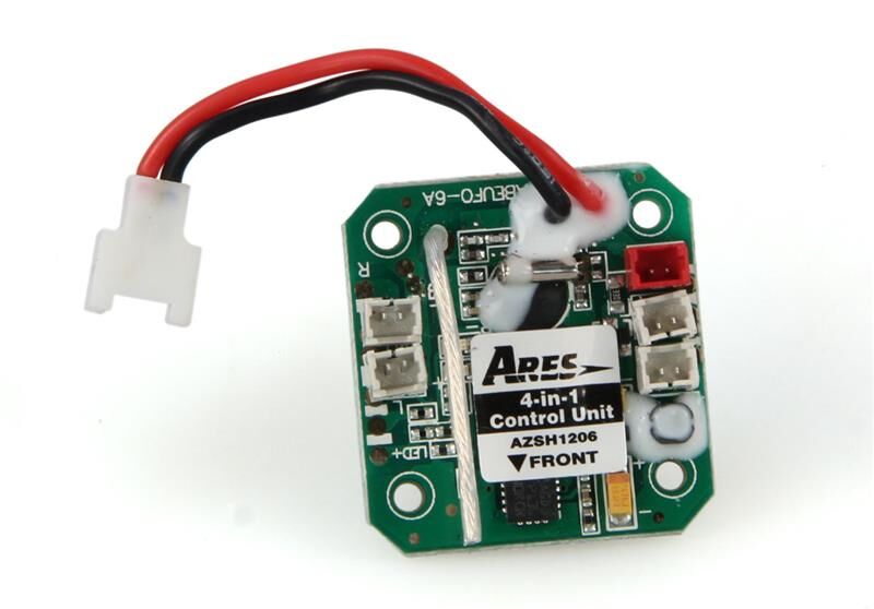 Ares 4-in-1 Control Unit, Rx/ESCs/Mixer/Gyros: Ethos QX 75 / AZSH1206