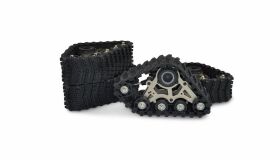 AMEWI Kettenfahrwerk mit Dämpfungssystem gun metal 4 Stück / 28360