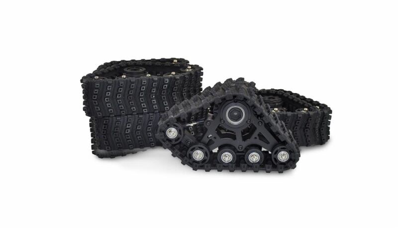 AMEWI Kettenfahrwerk mit Dämpfungssystem schwarz 4 Stück / 28362