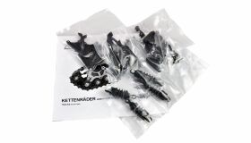 AMEWI Kettenfahrwerk mit Dämpfungssystem schwarz 4 Stück / 28362