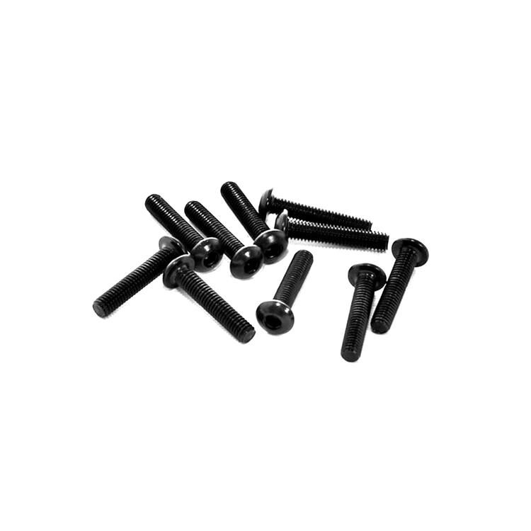 HoBao HEX SOCKET BUTTON HEAD TAPPING SCREW M3x15mm, 10PCS / H33315T