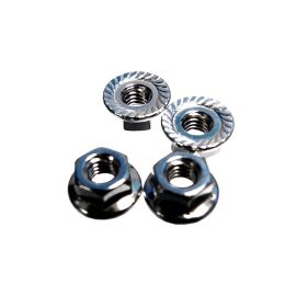 HoBao NUT M4 WITH FLANGE, 4PCS / H39005