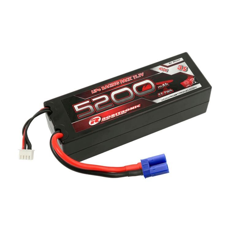 Robitronic LiPo Akku 5200mAh 3S 40C EC5 Stecker / R05237EC5