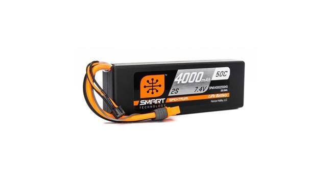 Spektrum Akku 4000mAh 2S 7.4V Smart LiPo Akku 30C IC3 / SPMX40002S50H3