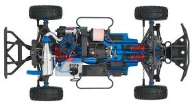 TRAXXAS Verbrenner Short-Race-Allrad SLAYER RTR 3.3 2.4GHz blau / TRX59076-3BLUE