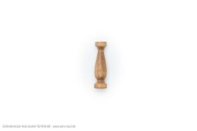 Aero Naut Geländerstütze Holz Dunkel 12mm / 561662