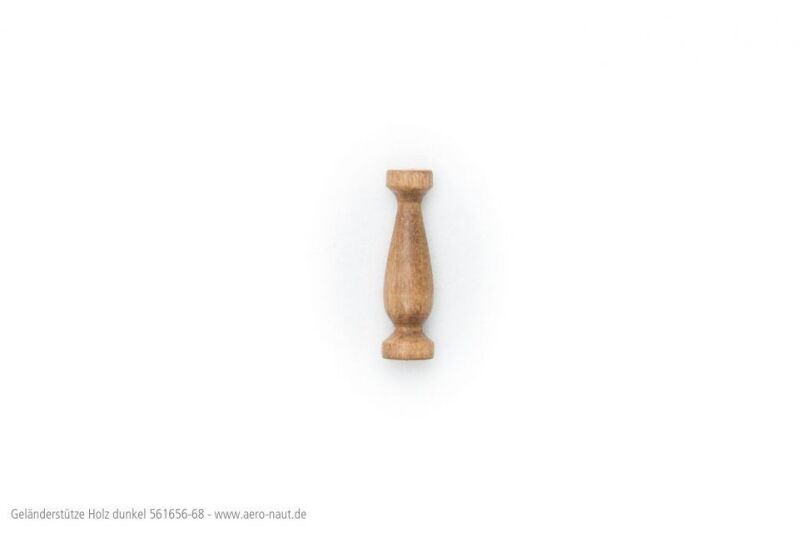 Aero Naut Geländerstütze Holz Dunkel 16mm / 561666