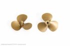 Aero Naut Schiffsschraube 3-Blatt Kunststoff 55mm/M4, rechts / 717088