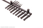 Aero Naut Stückpforten-Scharnier Set / 648000
