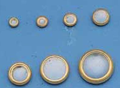 Aero Naut Bullauge Messing rund 7mm / 576033