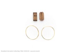 Aero Naut Kumplblock mit Beschlag Holz Dunkel 2R 7mm /...