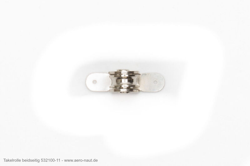 Aero Naut Takelrolle beidseitig 4mm / 532111