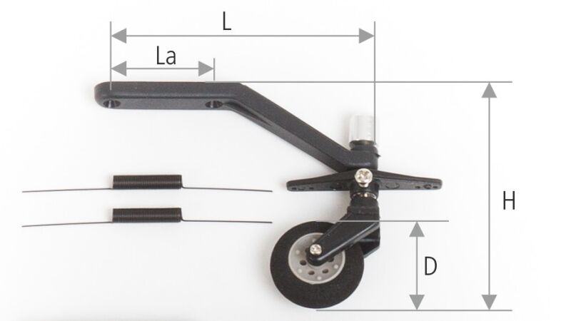Aero Naut Spornfahrwerk / 735845