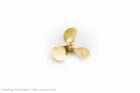 Aero Naut Schiffsschraube Messing 3-Blatt, Form A 20/M2, links / 716661
