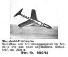 Aero Naut Bauplan Staustrahl-Triebw / 498355