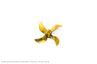 Aero Naut Schiffsschraube Messing  4-Blatt, Form B  40/M4, links / 715805