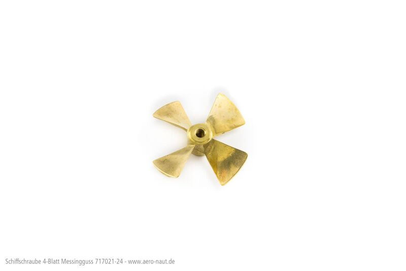 Aero Naut Schiffsschraube 4Bl.Messing  25mm/r  A / 717021