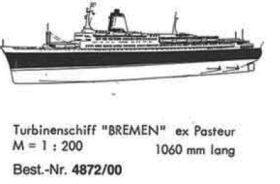 Aero Naut Bauplan Bremen 1/200 / 487200