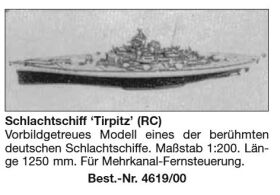 Aero Naut Bauplan Tirpitz / 461900