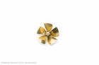 Aero Naut Schiffsschraube Messing  5-Blatt, Form A   35/M4, rechts  / 715106