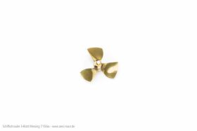 Aero Naut Schiffsschraube Messing 3-Blatt, Form A 50/M4,...