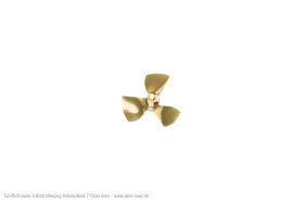 Aero Naut Schiffsschraube Messing 3-Blatt, Form A 60/M4,...