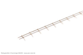 Aero Naut Relingstreifen 2 Durchzüge 5mm / 560205