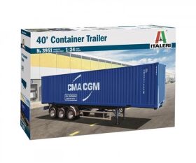 ITALERI 1:24 Container Auflieger 40Ft / 510003951