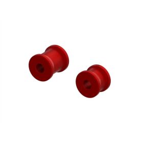 ARRMA Chassisstrebe Distanzstück Aluminium rot...