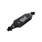 ARRMA Ersatzteil Aluminum Chassis CNC 7075 T6 LWB Black / ARA320571