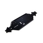 ARRMA Ersatzteil EXB Aluminum Chassis CNC 7075 T6 SWB Black / ARA320572