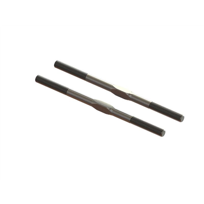 ARRMA Ersatzteil Steel Turnbuckle M5x89mm Silver (2) / ARA330662