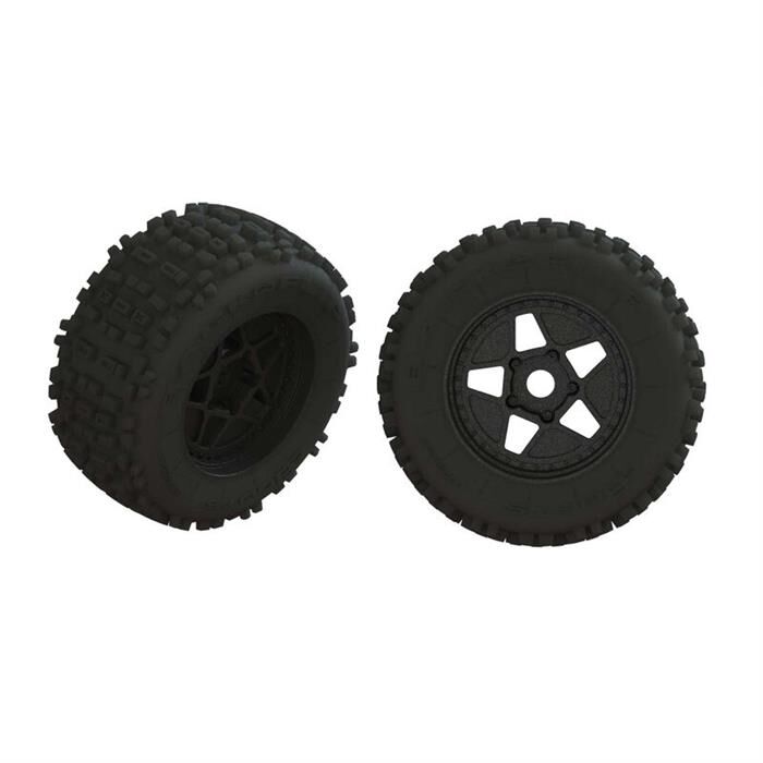 ARRMA Räder Set dBoots BACKFLIP Tire Set Glued (1pr) / ARA550064