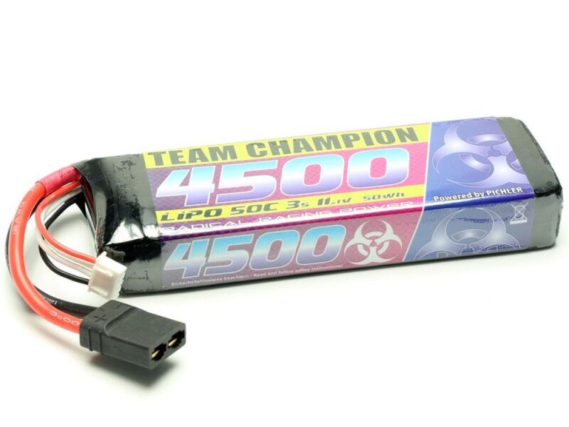 PICHLER LiPo Akku Team Champion 4500 - 11,1V I 55C I TRAXXAS / C4848