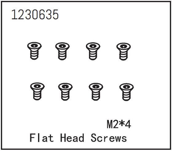 ABSIMA Senkkopfschraube M2*4 (8 St.) / 1230635