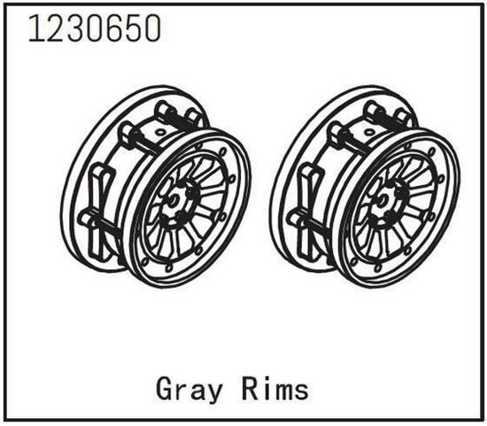 ABSIMA Felgen grau (2 St.) / 1230650