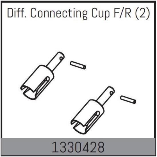 ABSIMA Stahl-Differentialmitnehmer (2 St.) / 1330428