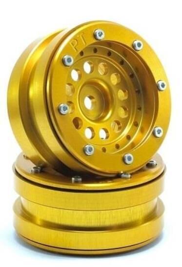 Metsafil Beadlock Wheels PT-Bullet Gold/Gold 1.9 (2 St.) / MT0020GOGO