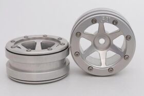 Metsafil Beadlock Wheels PT- Slingshot Silber/Silber 1.9...