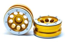 Metsafil Beadlock Wheels PT- Ecohole Gold/Silber 1.9 (2...
